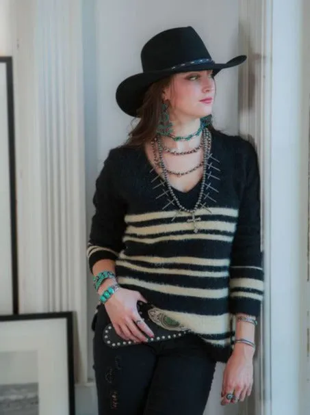 Striped Pullover Sweater