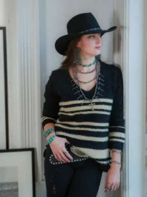 Striped Pullover Sweater