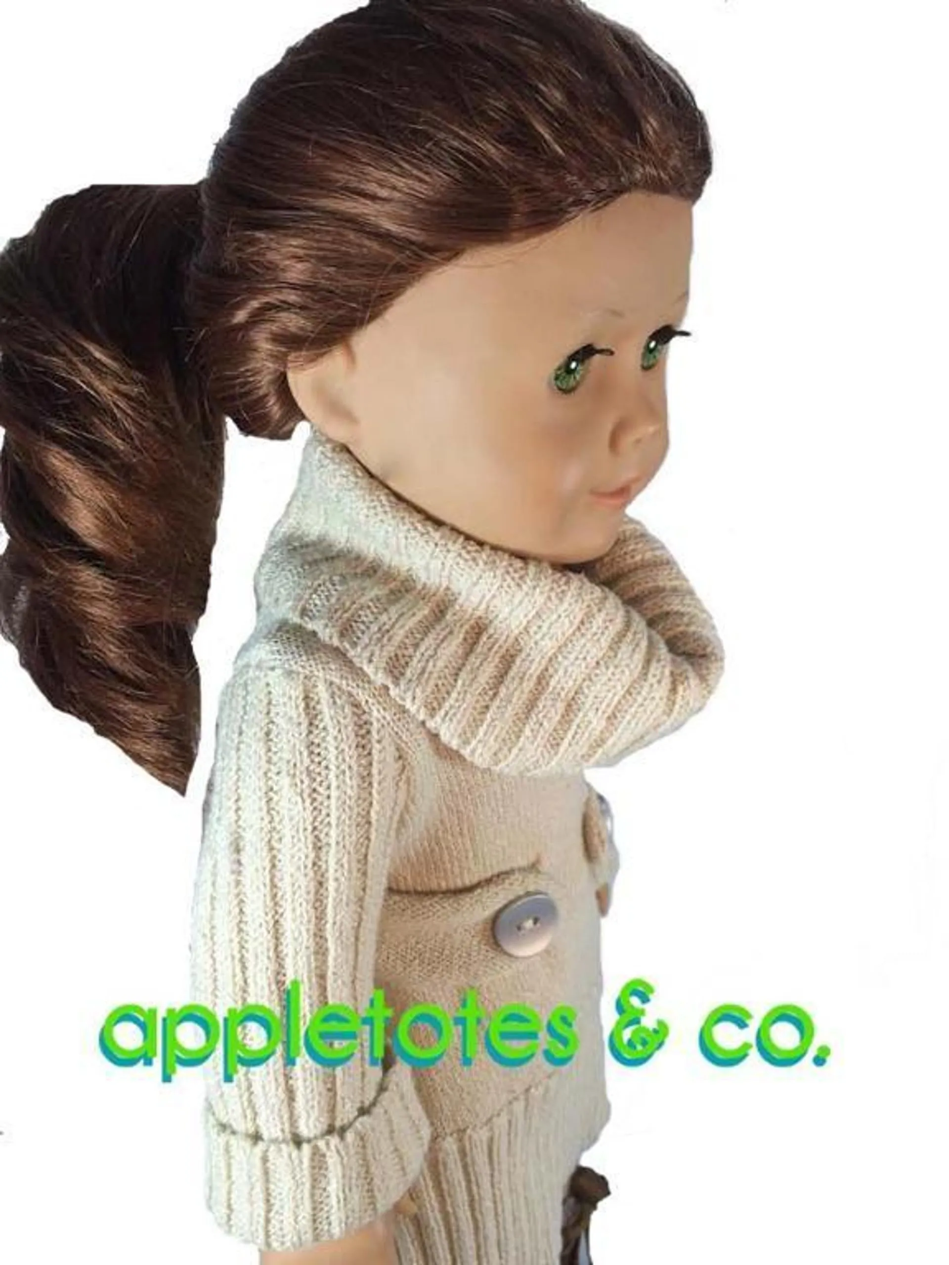 Sweater Dress Sewing Pattern for 18 Inch Dolls