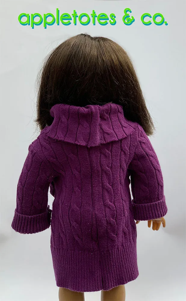Sweater Dress Sewing Pattern for 18 Inch Dolls