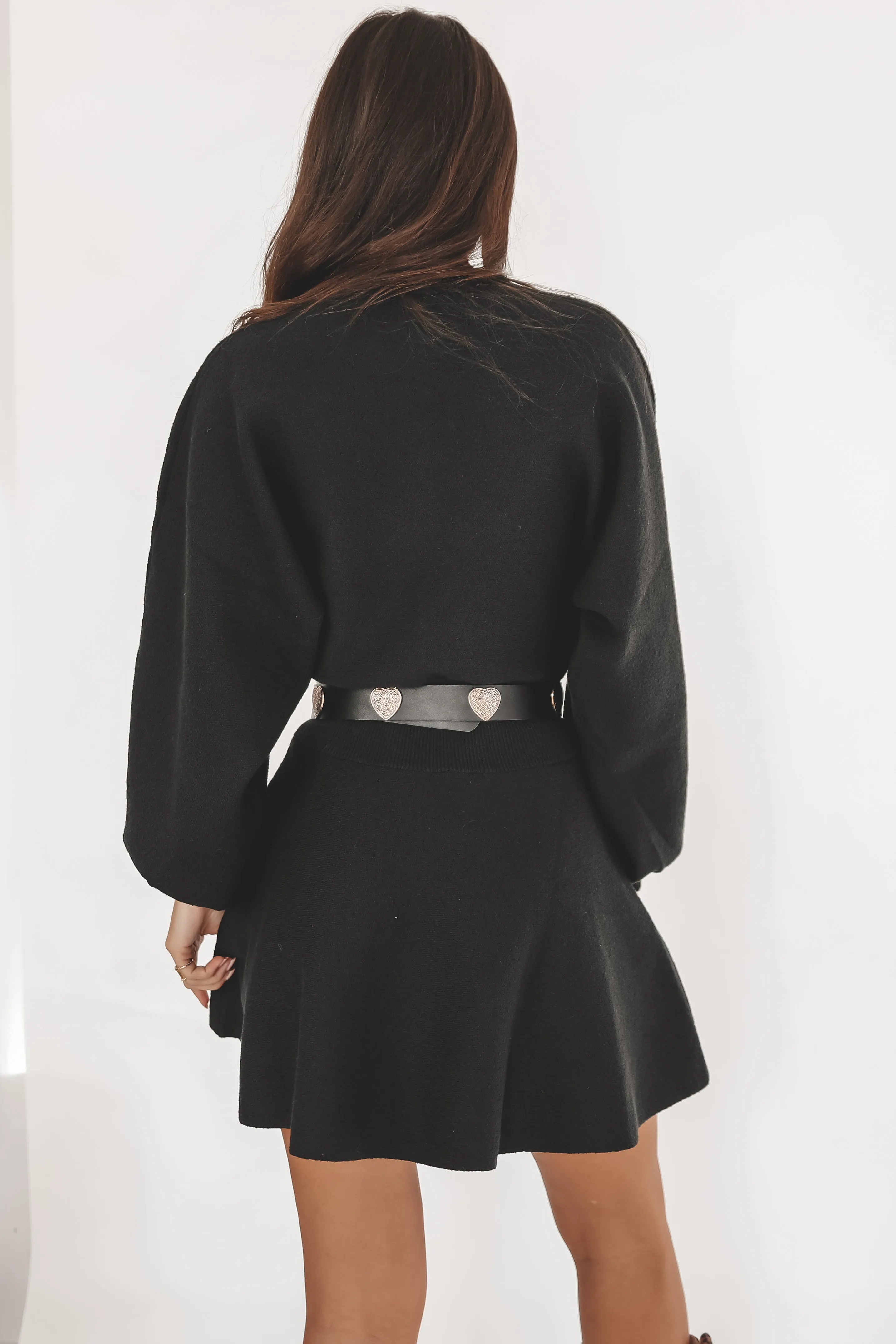 Sweet On Me Babydoll Long Sleeve Sweater Dress
