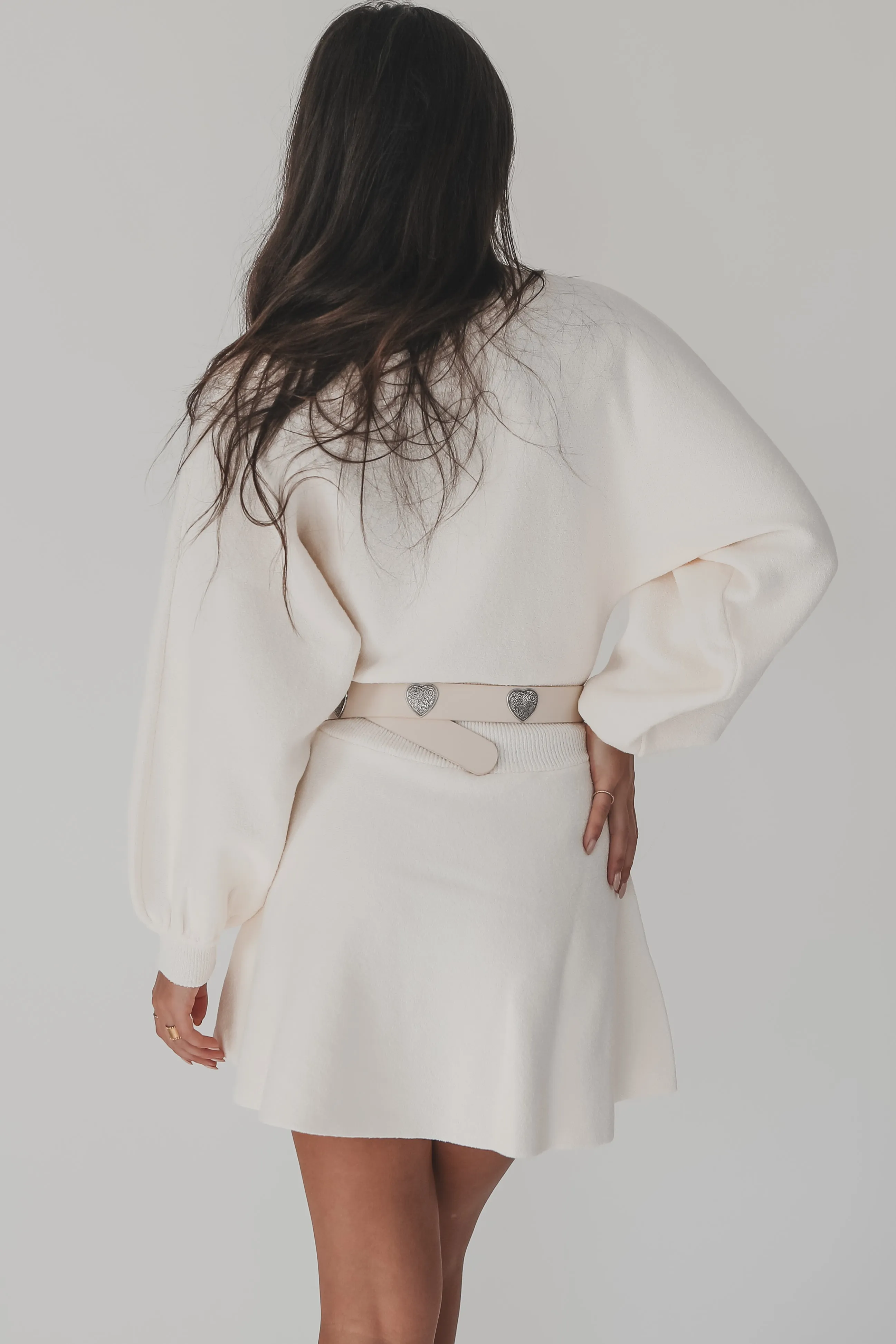 Sweet On Me Babydoll Long Sleeve Sweater Dress