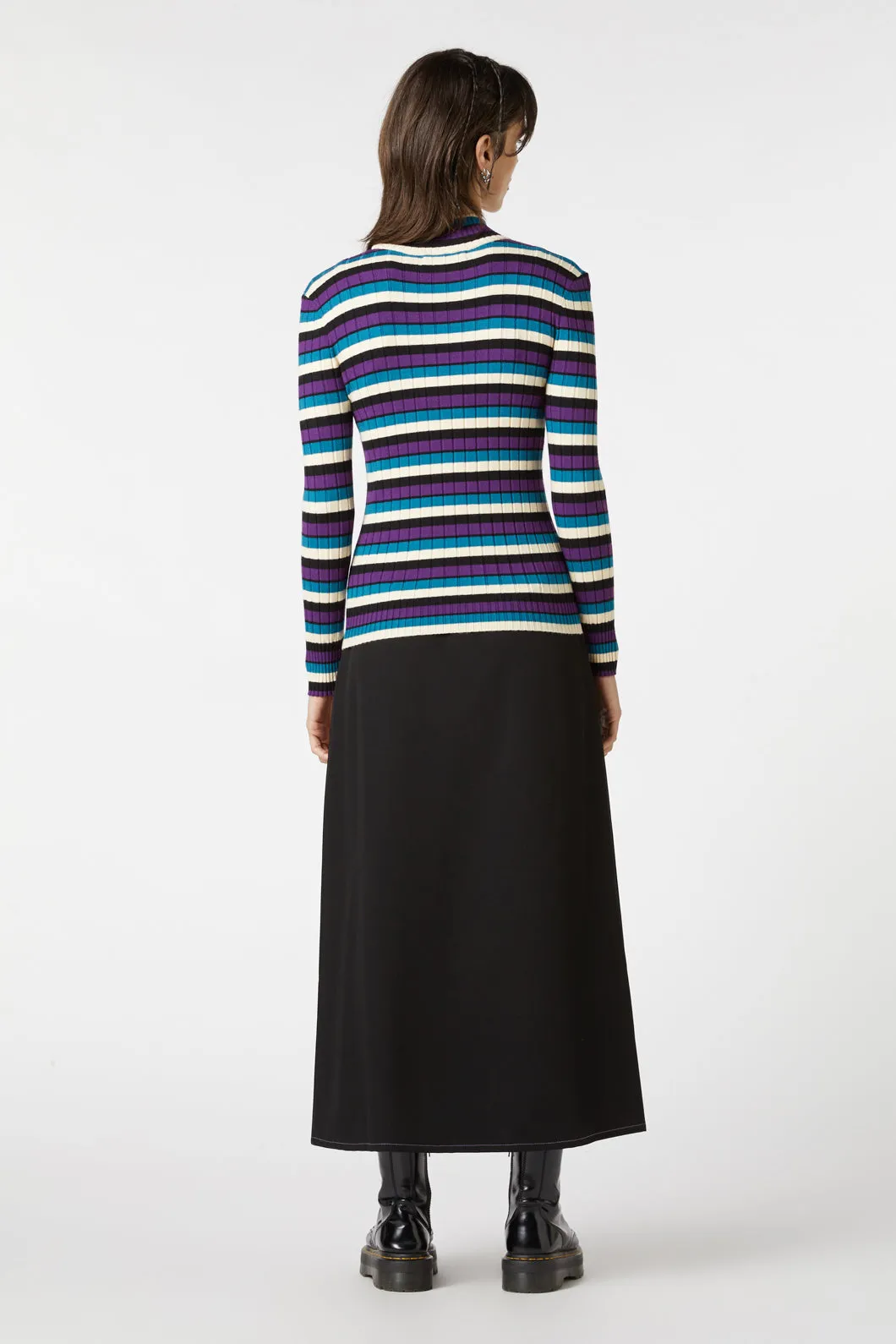 Tabby Stripe Skivvy Knit