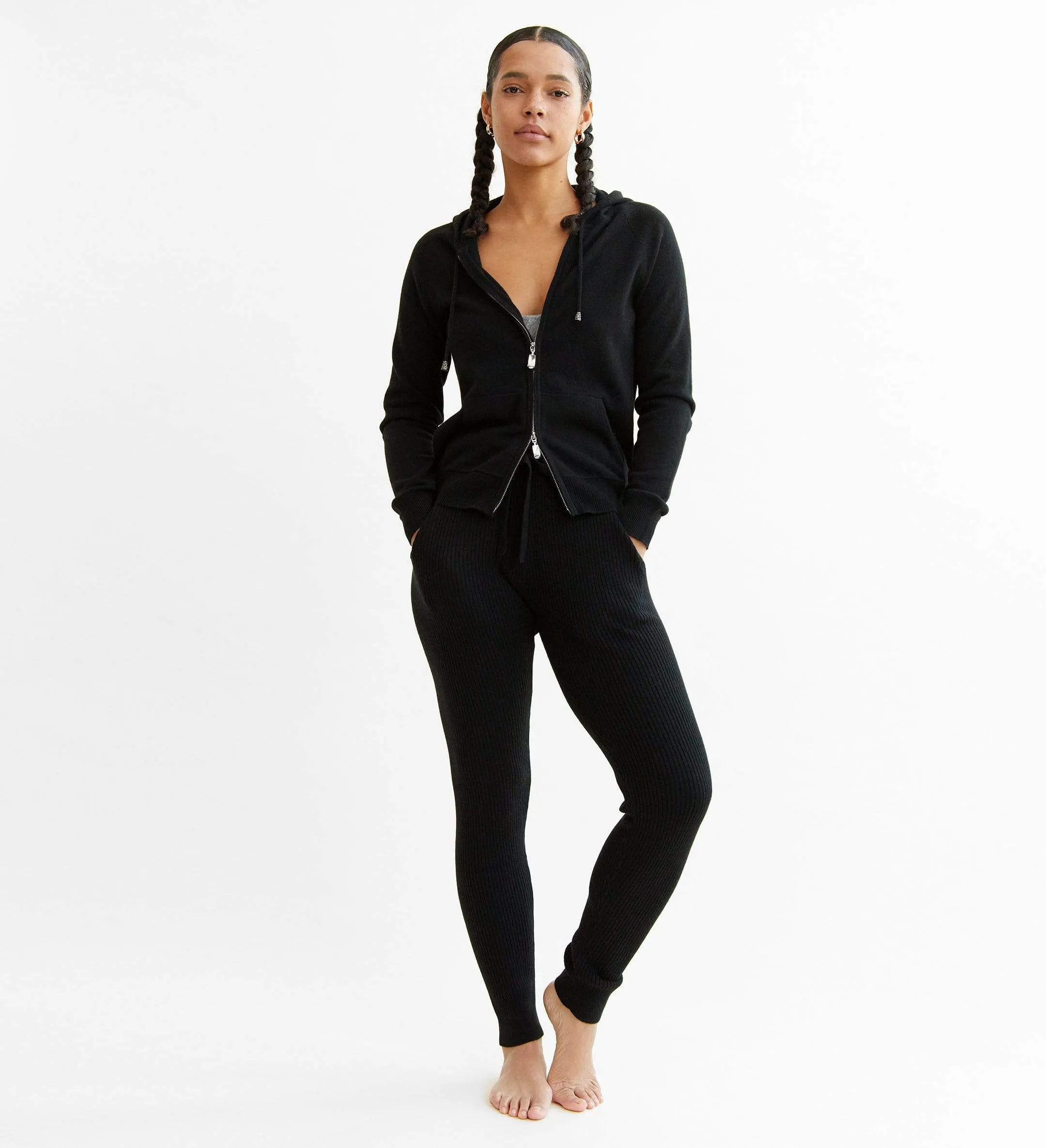 The Ribbed Cashmere Pants