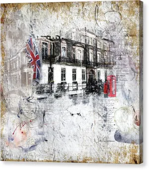 Timeless Street in Russell Square - Canvas Print