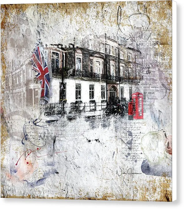 Timeless Street in Russell Square - Canvas Print