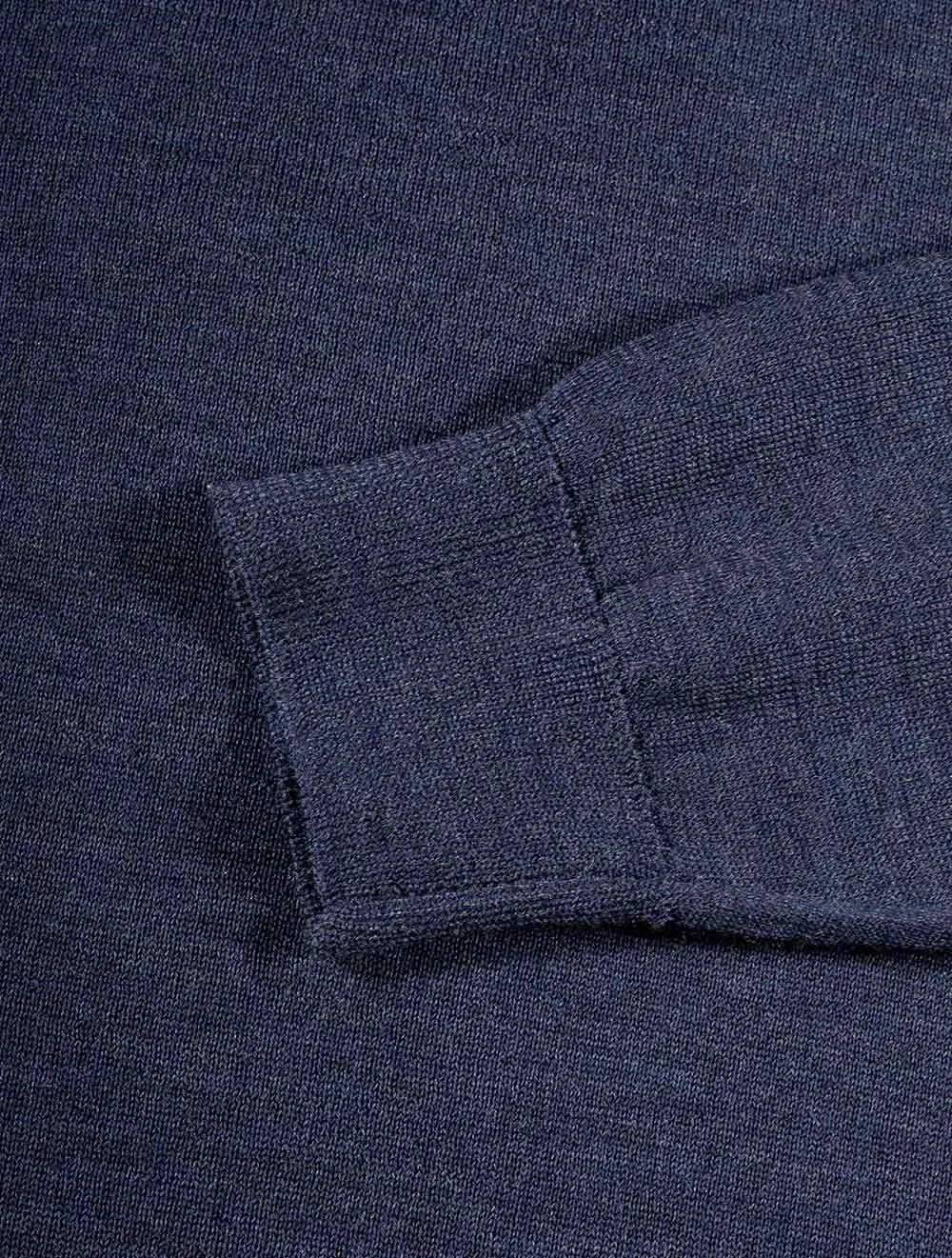Turtle Neck Jumper Blue