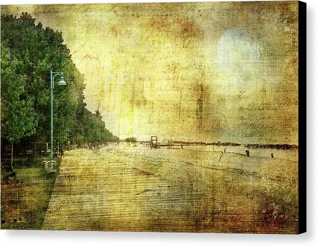 Walk Along The Boardwalk - Canvas Print