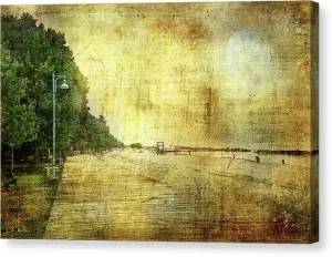 Walk Along The Boardwalk - Canvas Print