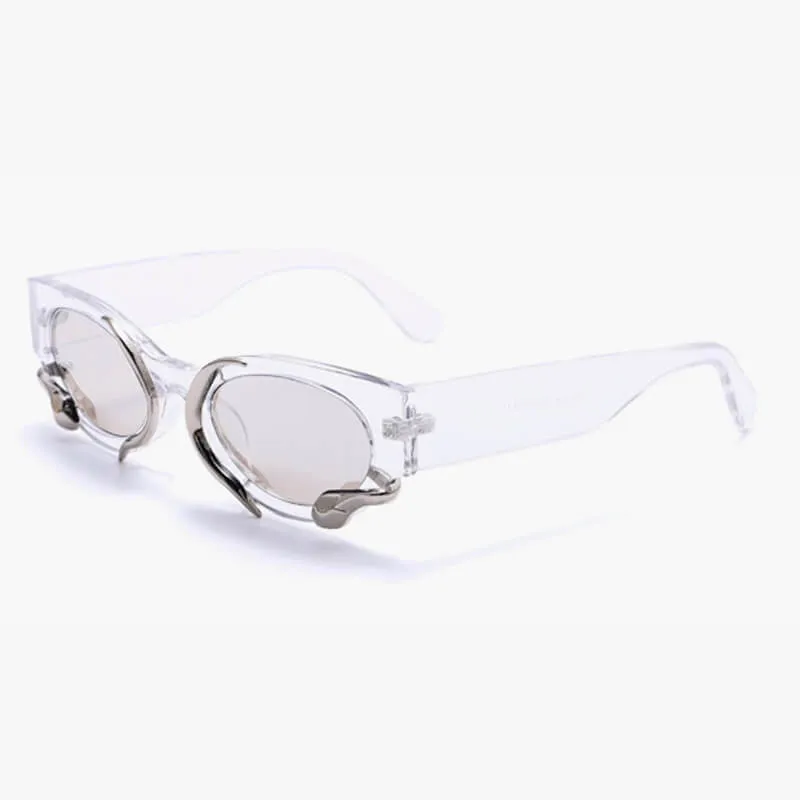Weird Grunge Snake Aesthetic Sunglasses