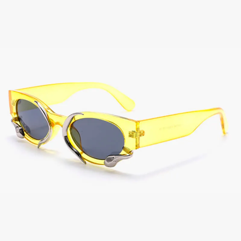Weird Grunge Snake Aesthetic Sunglasses
