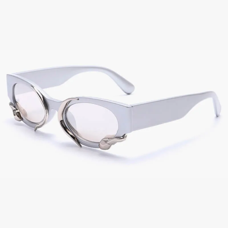 Weird Grunge Snake Aesthetic Sunglasses