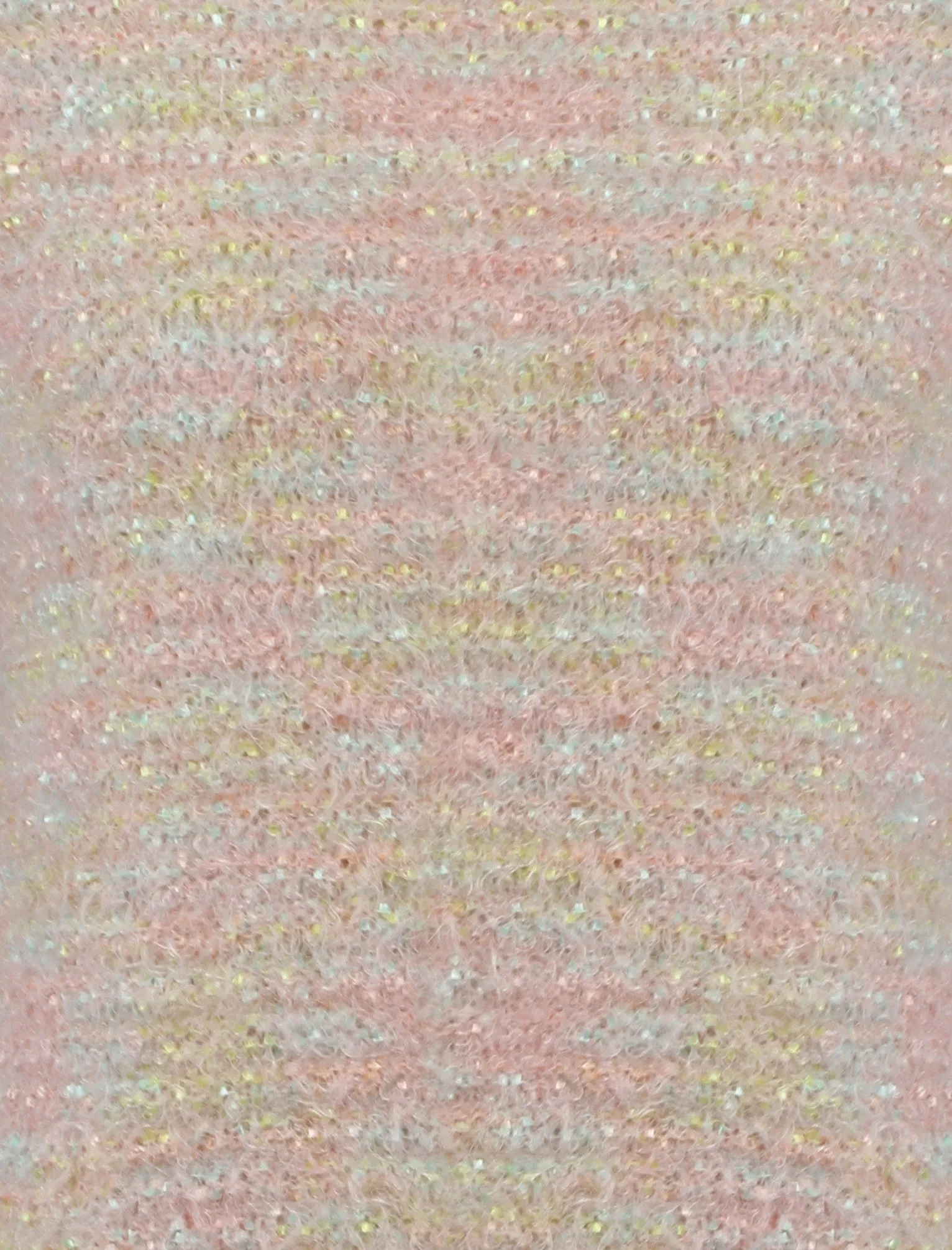 Womens Amara Reya Sweet Pea Crew Neck Jumper in Scallop Shell and Multicolour Twist