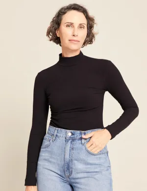 Women's Ribbed Turtleneck Top