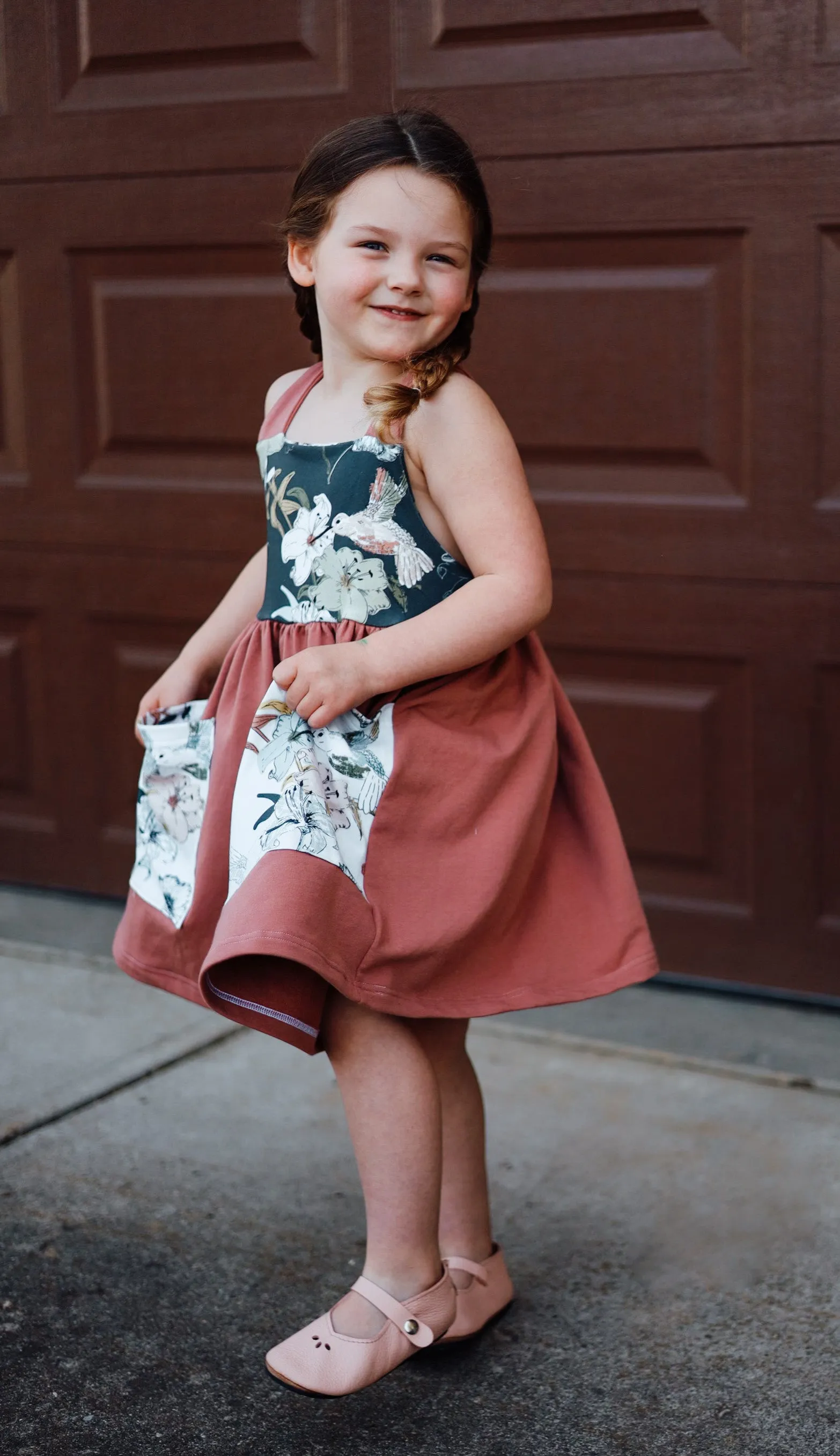 Youth Everest Overalls and Dress Digital Sewing Pattern Sizes NB-12Y